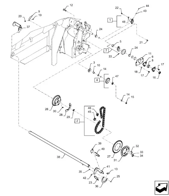 47434240 - Звёздочка цепной передачи